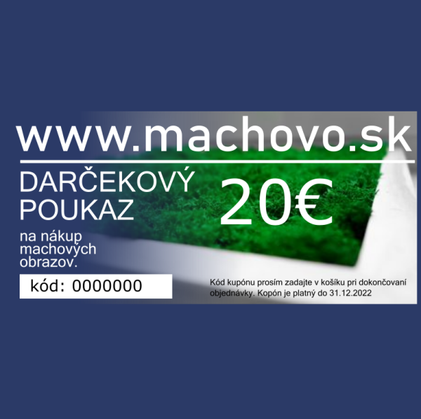 Darčekový poukaz 20€