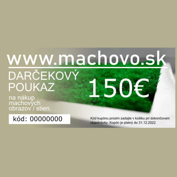 Darčekový poukaz 150€