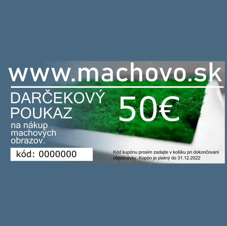 Darčekový poukaz 50€