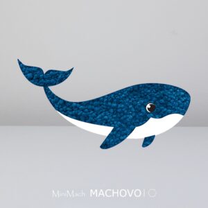 Machový obraz - veľeryba